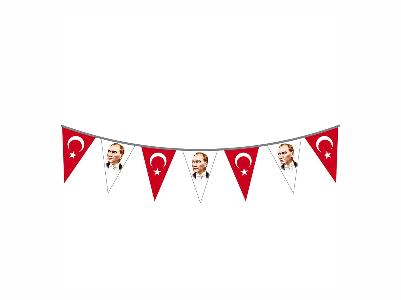 Süsleme Bayrak baskı örneği